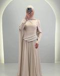 Robe de soirée Seyla Beige