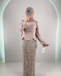 Hisra Robe de Soir Beige