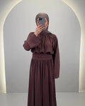 Robe de soirée Lale Marron
