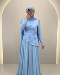 Robe de soirée Adela Bleue