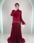 Robe de soirée Nuray Bordeaux
