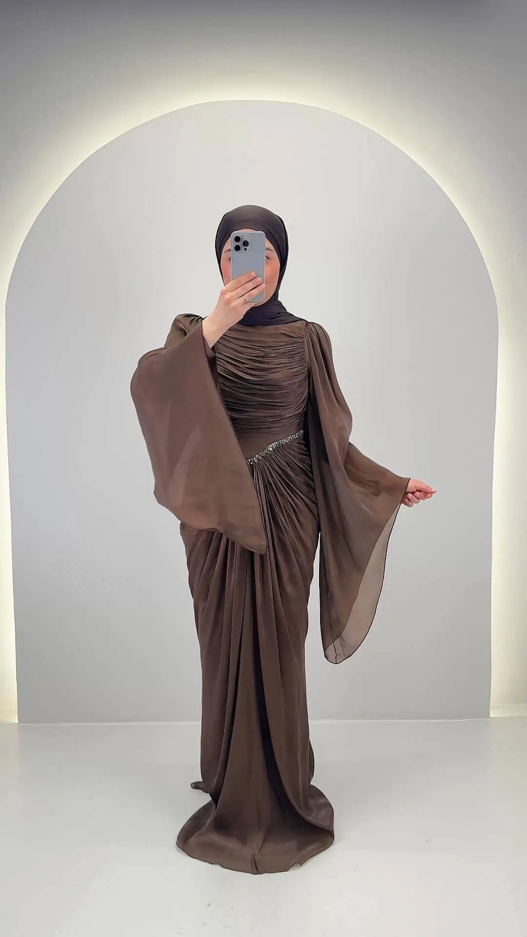 Perria Abiye Kahverengi