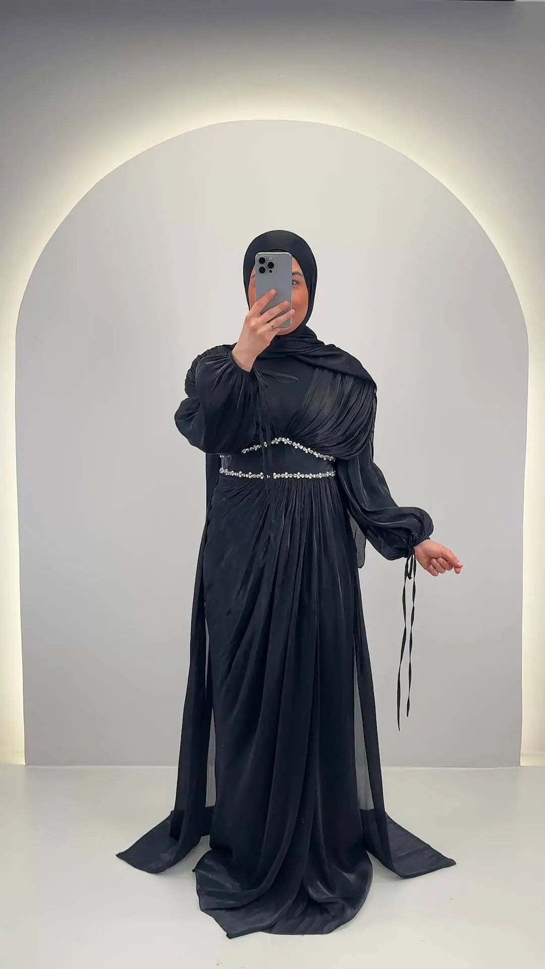 Robe de soirée Meslina Noir