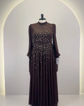 Rima Robe de soirée marron