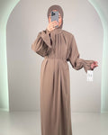 Riya Robe de Soirée Taupe