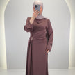 Robe de soirée Arami Marron