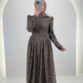 Robe de soirée Mina marron