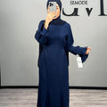 Robe Mel Abaya Bleu Foncé