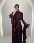 Robe de Soirée Liyana Marron