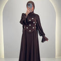 Robe de soirée Tisla Marron
