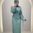 Robe de soirée Dian Menthe 01