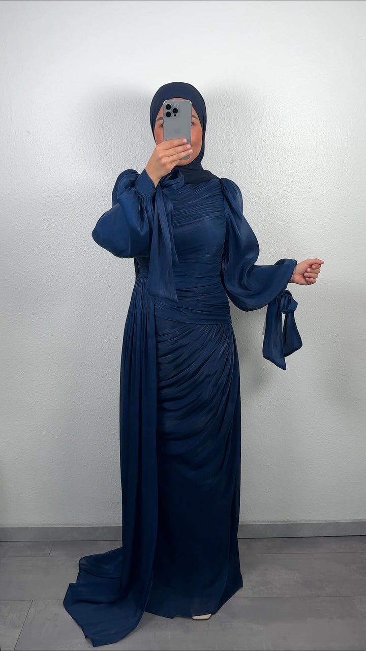 Robe de soirée Dunja bleu foncé