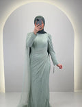 Emiya Robe de soirée Menthe