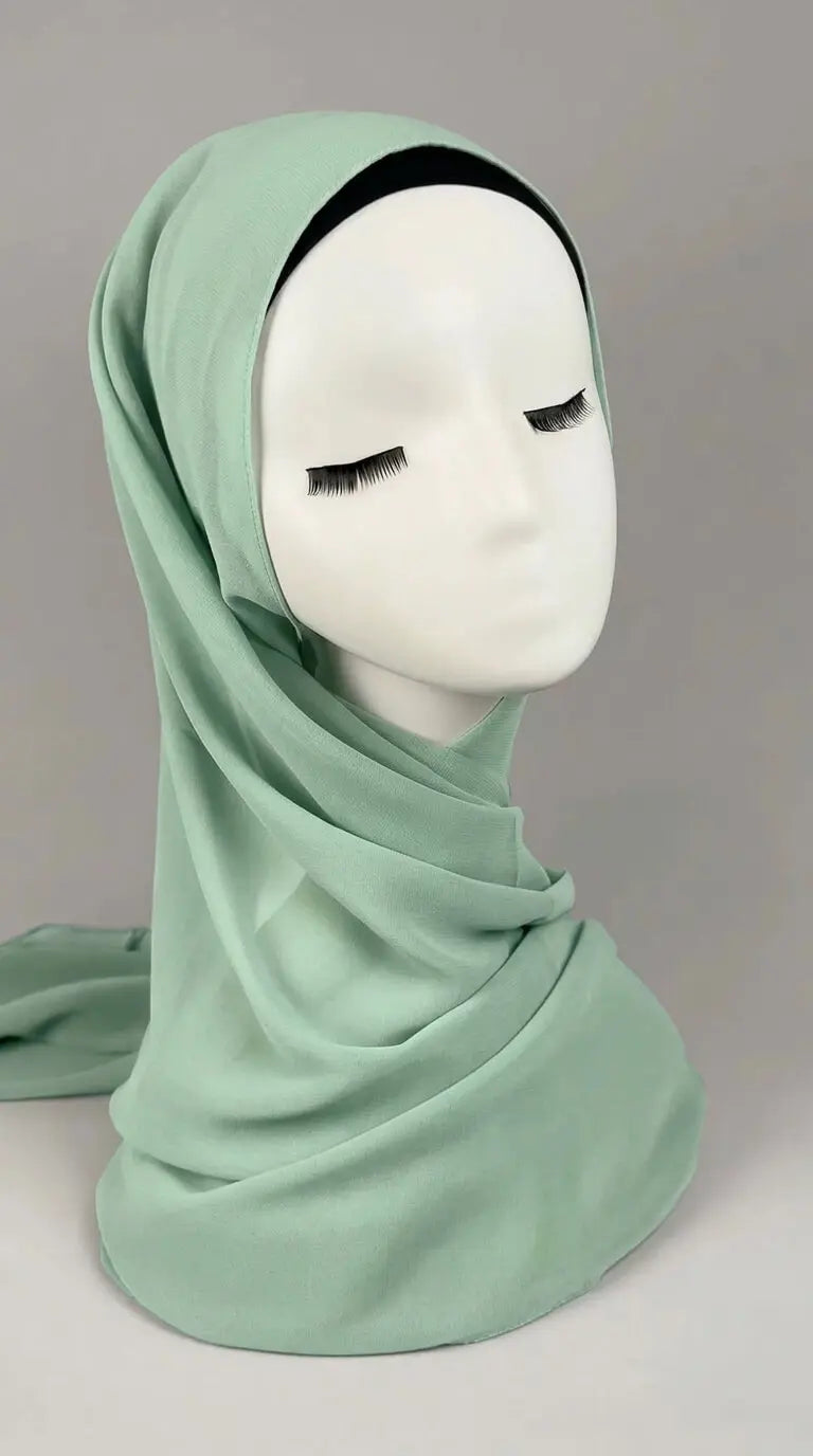 Sedef Chiffon Menthe 02