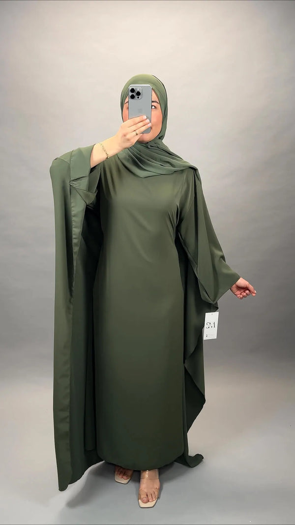 Hira Abaya Khaki - Semode