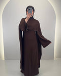 Zerafin Evening dress Brown 01