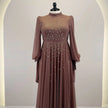 Robe de soirée Taupe
