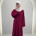 Lina Kleid Weinrot