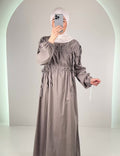 Reyna Dress Taupe