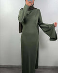 Tina evening dress khaki