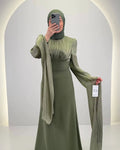 Robe de soirée Yarenay Menthe