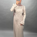 Ariela Abendkleid Beige