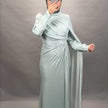Robe de soirée Arya Menthe 01