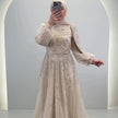 Robe de soirée Elsa Beige