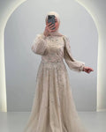 Elsa Evening dress Beige