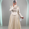 Avra Abendkleid Beige