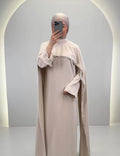 Robe de soirée Meriya Beige