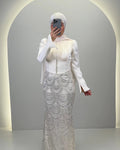 Robe de soirée Beys Beige