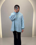 Efla Cardigan Blue 01