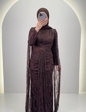 Nirama Evening dress Brown