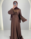 Kiraza Abendkleid Braun