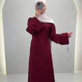 Classy Kleid Weinrot