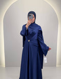 Robe de soirée Ilka Bleu foncé