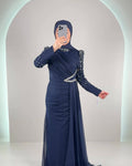 Efila Abendkleid Dunkelblau