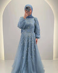 Elsa Evening dress Blue