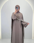 Gizi Abendkleid Taupe