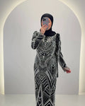 Robe de soirée Huda Noire