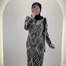 Robe de soirée Huda noire