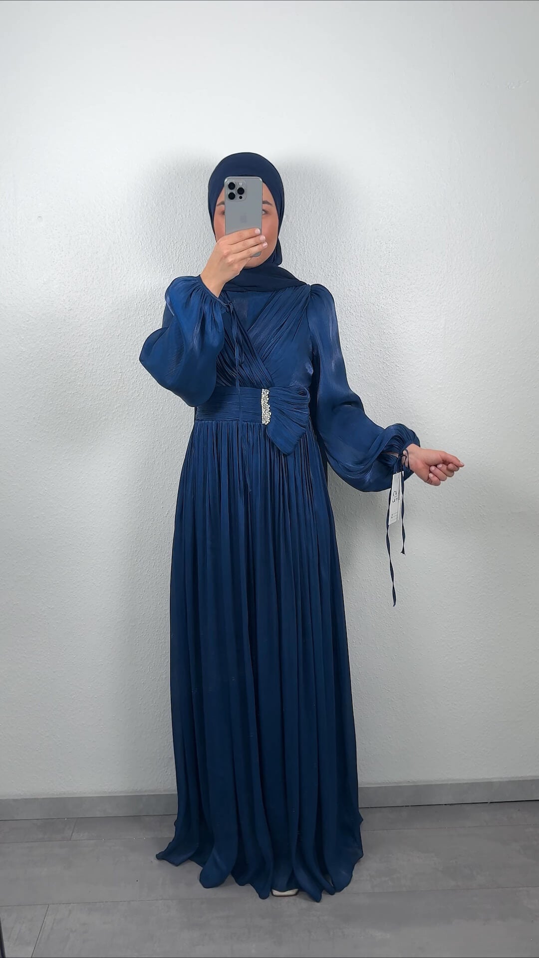 Leyna evening dress dark blue