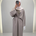 Lina Kleid Taupe 01