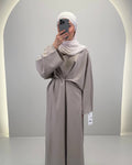 Lina Kleid Taupe 01