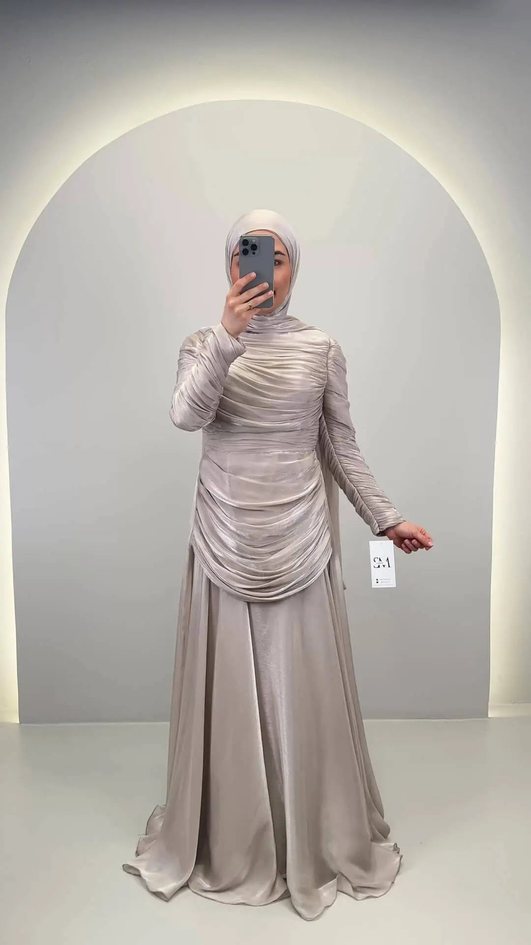 Liyan Abendkleid Beige