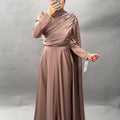 Liza Abendkleid Taupe