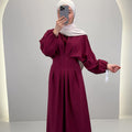 Loya Kleid Weinrot