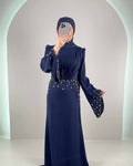 Maya robe de soirée bleu foncé