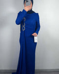 Melika Robe de Soirée Bleue